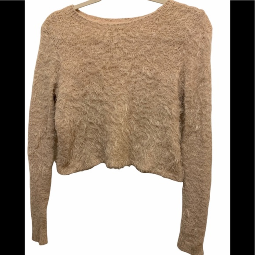 Abercrombie & Fitch Long Sleeve Crop Top Size M